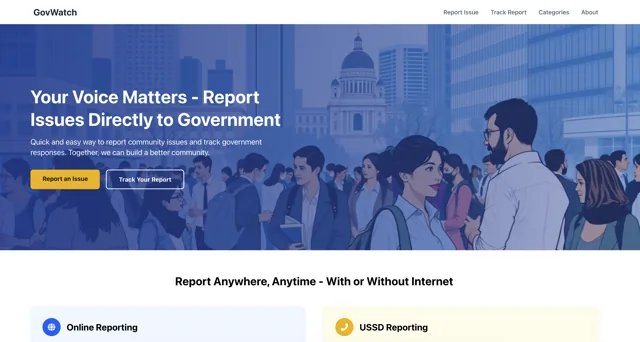 GovWatch — screenshot